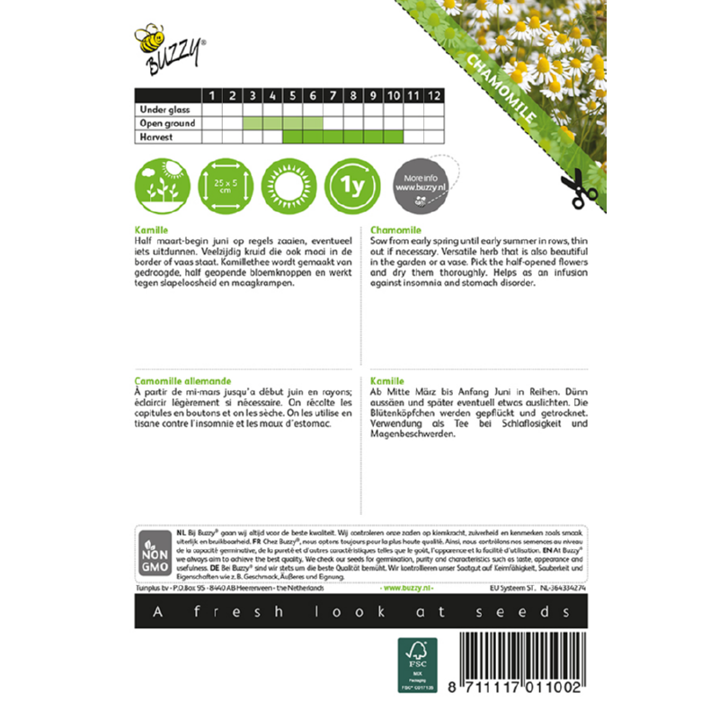 Buzzy Chamomile 001100 approx. 0.25 grams
