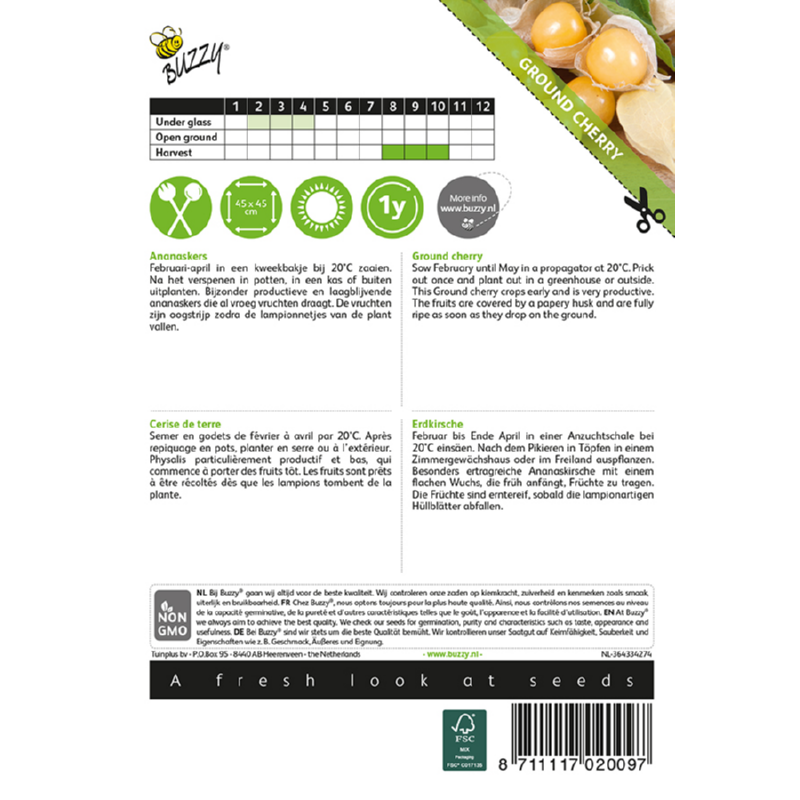 Pineapple Cherry Physalis Seeds (Cape Gooseberry) – Buy Fruit Seeds Online in Pakistan