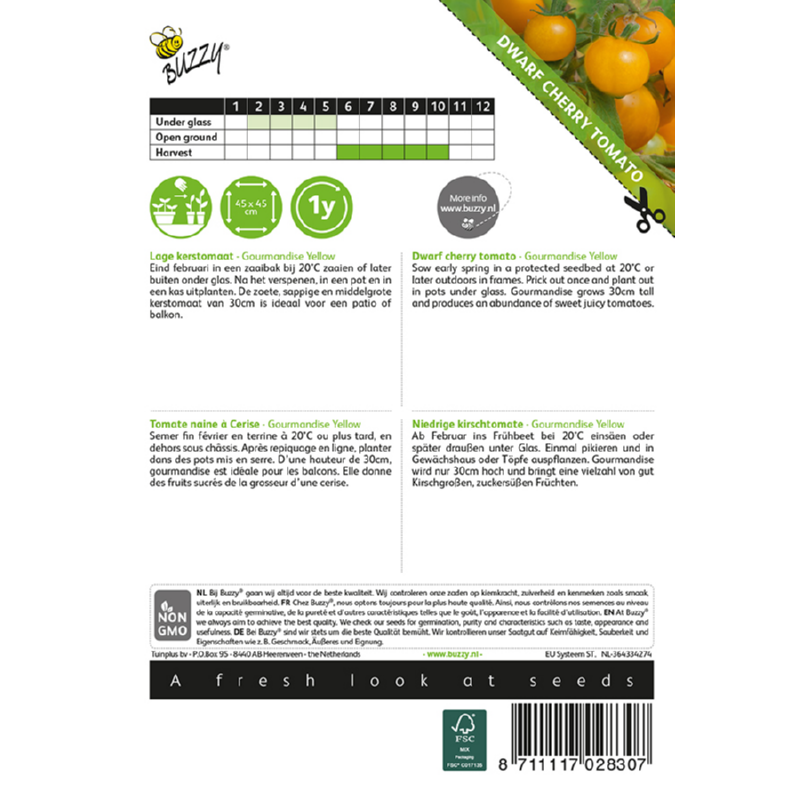 Gourmandise Cherry Tomato Seeds – Buy Tomato Seeds Online in Pakistan