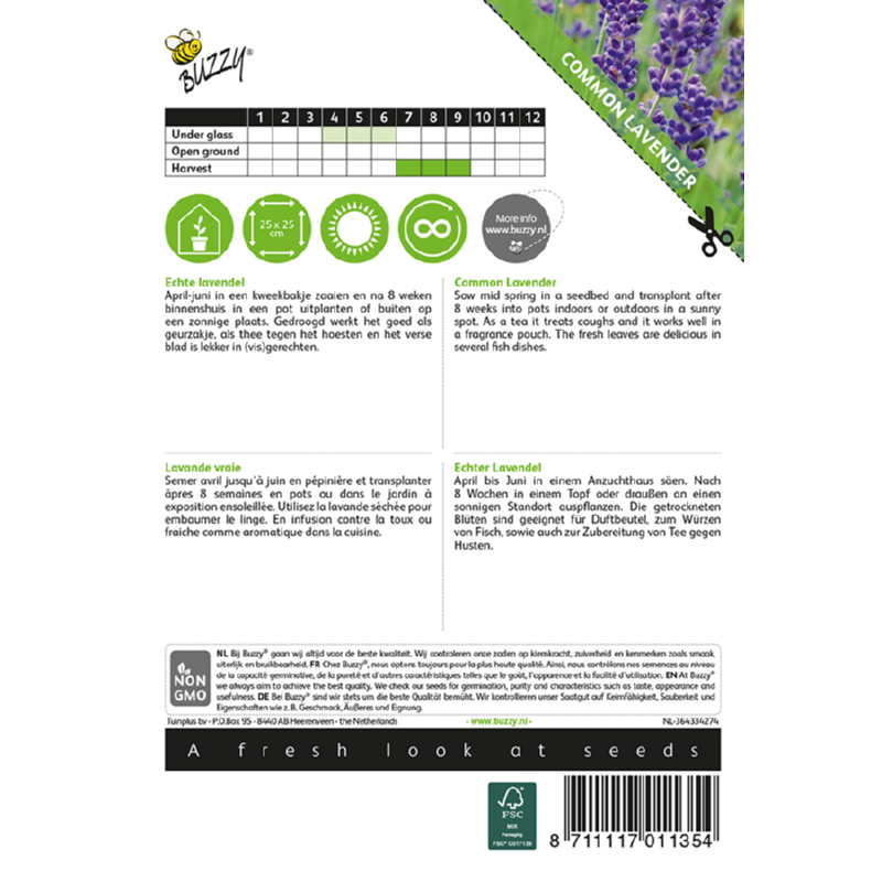 Buzzy True Lavender 001135 approx. 0.75 grams