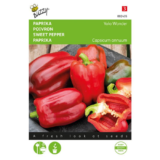 Buzzy Paprika Yolo Wonder Red approx. 1.5 grams 002435