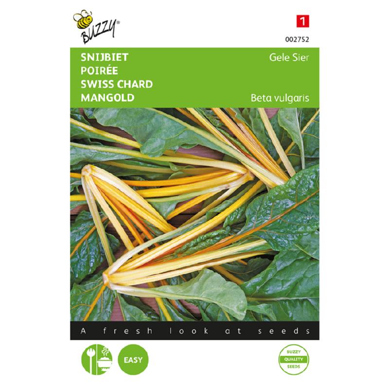 Buzzy Yellow Yellow Swiss Chard 002752 approx. 4 grams
