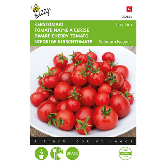 Buzzy Cherry Tomato Tiny Tim 002854 approx. 0.25 grams