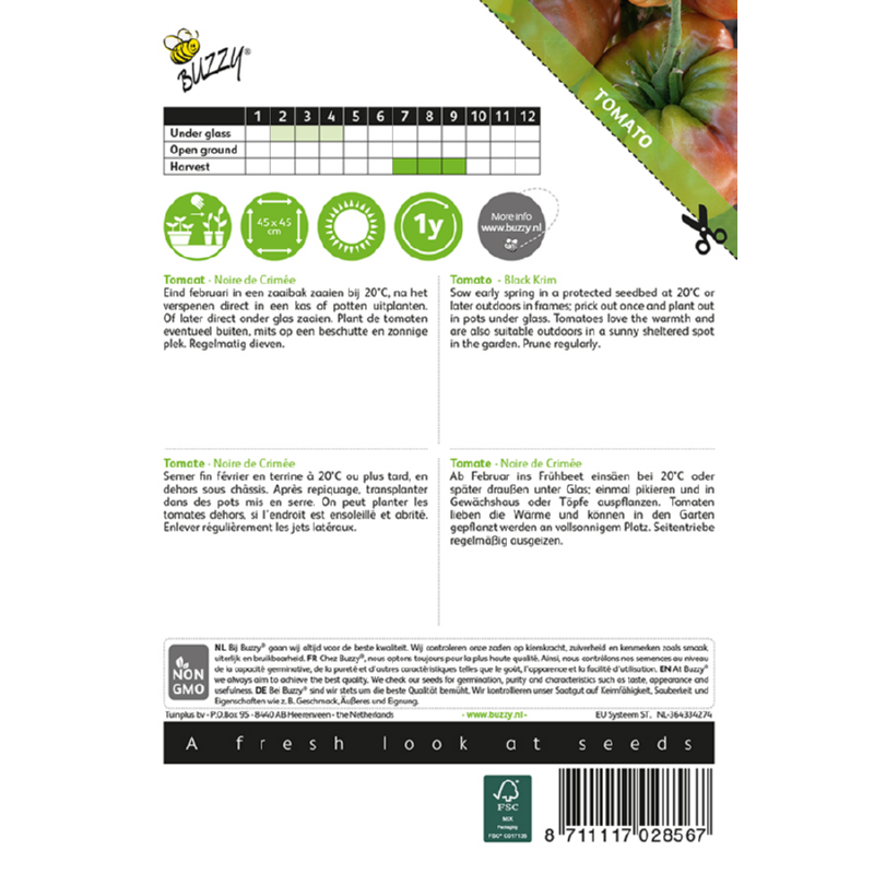 Buzzy Tomato Noire de Crimee  002856