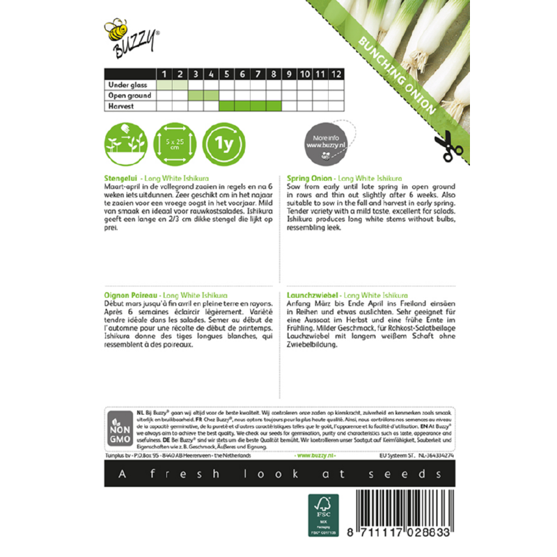 Buzzy Spring Onion 002883 approx. 2 grams