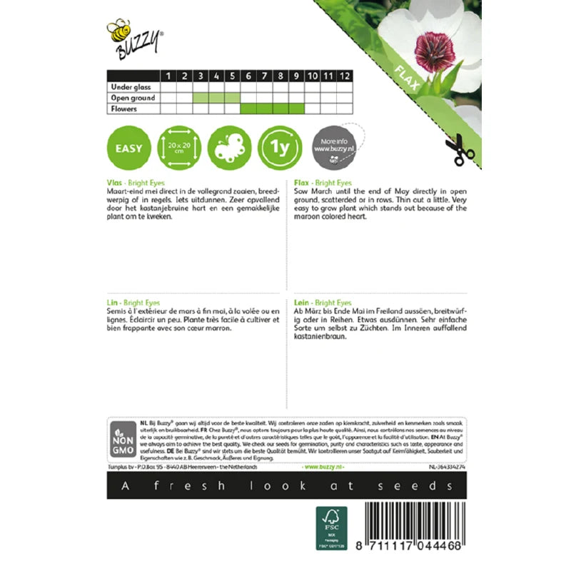 Buzzy® Linum Flax Bright Eyes