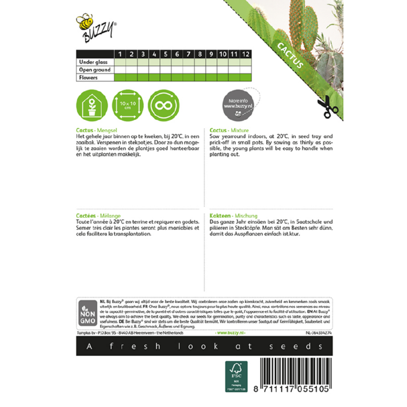 Buzzy® Cactus Mix Many varieties