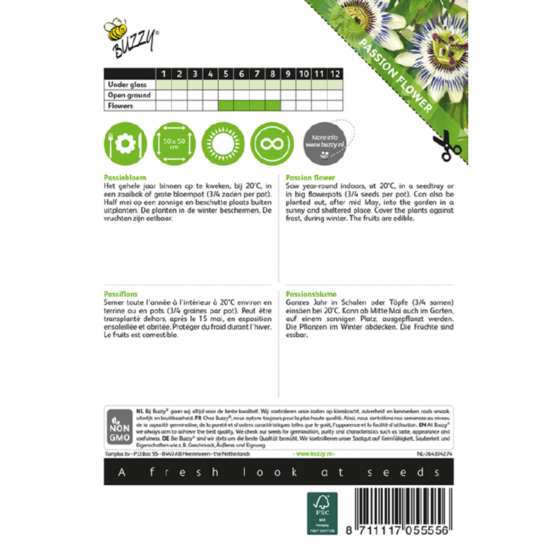 Buzzy® Passiflora, Passionflower