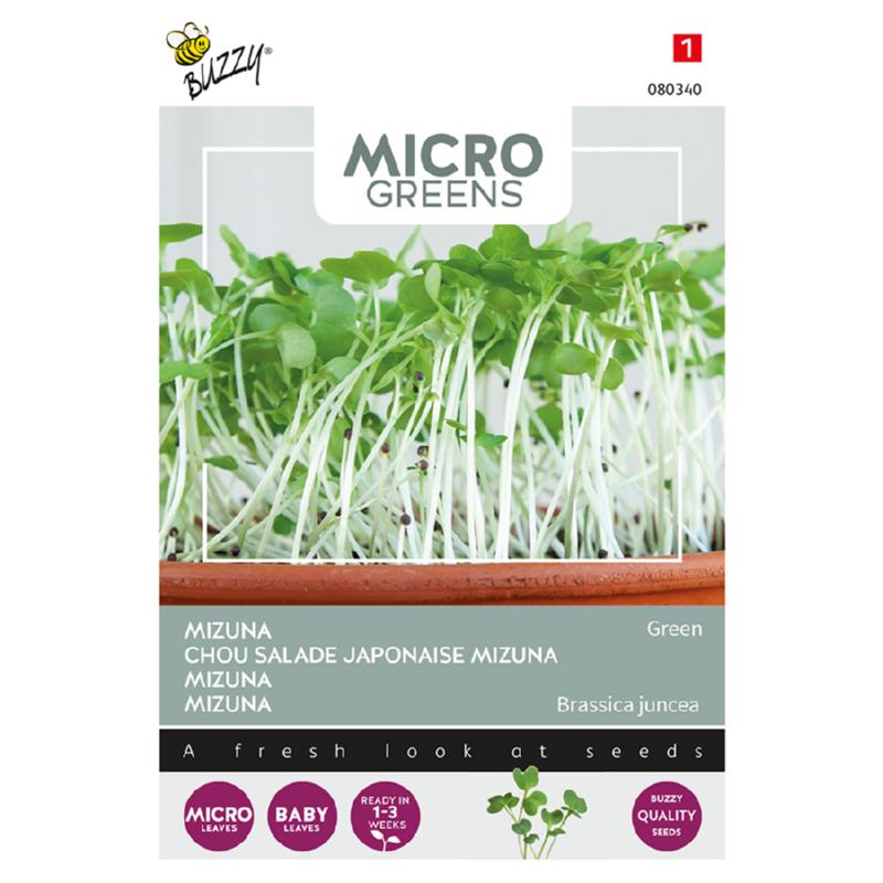 Microgreens, Mizuna Green 080340 GRAM1