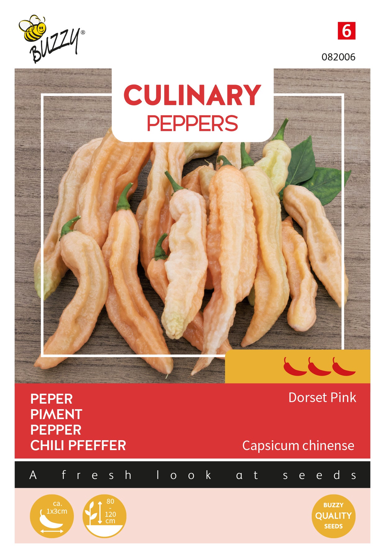 Buzzy® Culinary Peppers Dorset Pink 082006