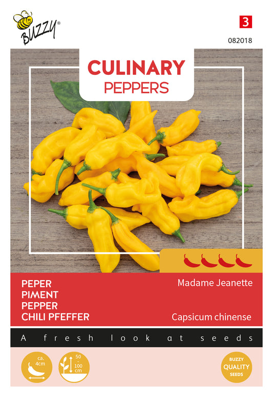 Buzzy® Culinary Peppers Madame Jeanette 082018 10 sds