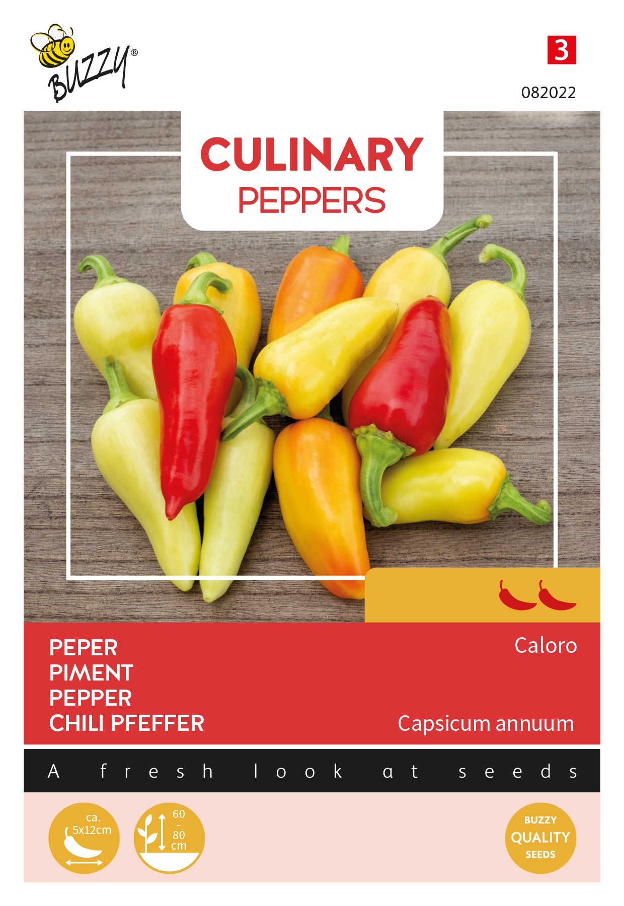Buzzy® Culinary Peppers Caloro 082022 10 sds