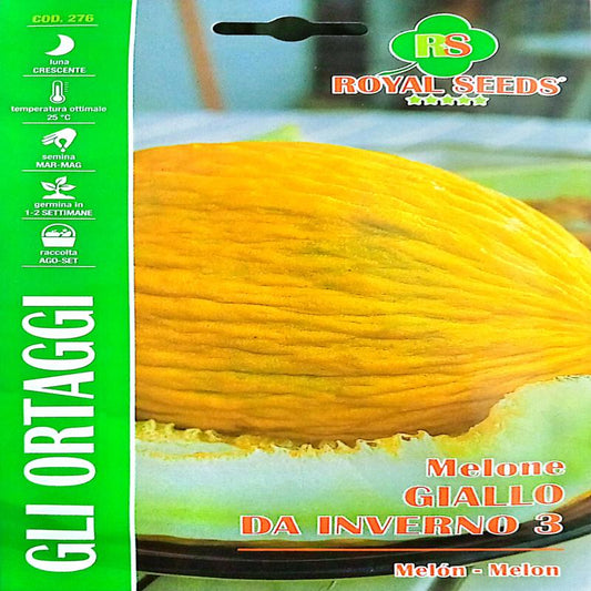 Melon Giallo Da Inverno approx 4gram Approx. Seeds