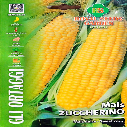 Royal Mais Zuccherino Sweet Corn GRAM-10 Approx. Seeds