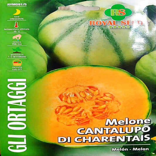 Royal Melon Cantalupo Di Charentais GRAM-4 Approx. Seeds