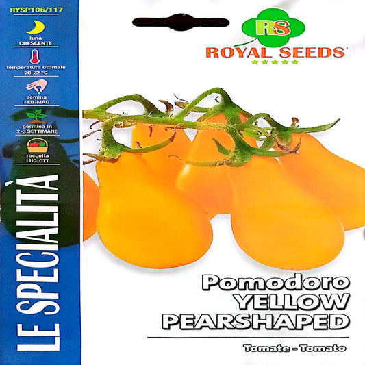Tomato Yellow Pear Shaped approx 1gram Approx. Seeds