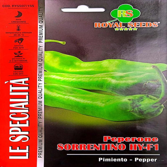 Royal Pepper Peperone Sorrentino  approx 40 seeds