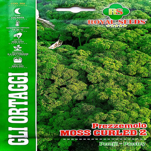 Royal Parsley Curly Moss Curled 2 Approx. Seeds 9gram