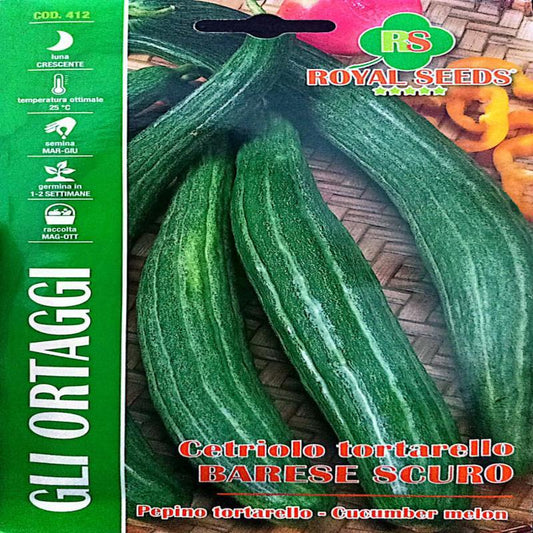 Barese Scuro Cucumber Seeds (Kheera) 4g – Buy Vegetable Seeds Online in Pakistan