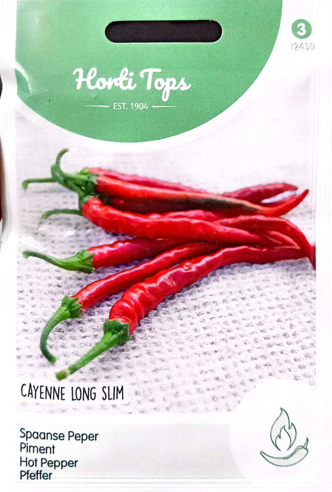Hot Pepper Cayenne Long Slip