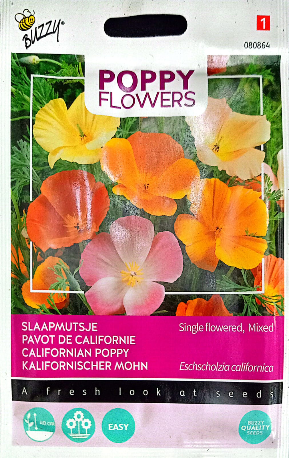 Poppy California Single Mixed 080864