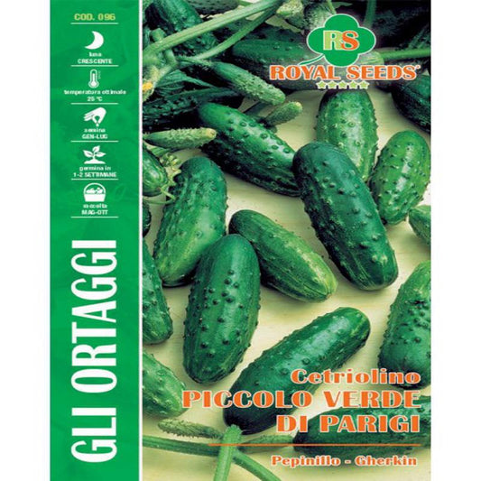 PARIS SMALL GREEN CUCUMBER MAXI 38/  Approx. Seeds 6gm