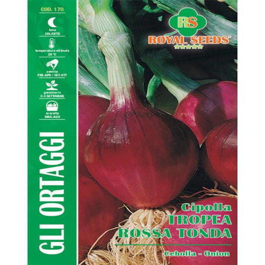 RED TROPEA ONION ROUND MAXI G-3  Approx. Seeds