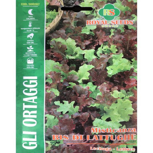 MISTICANZA BIS LETTUCE MAXI Approx. Seeds 12-Gram