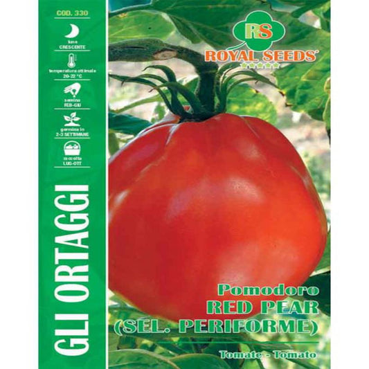RED PEAR TOMATO PEAR-SHAPED Approx. Seeds 1gm