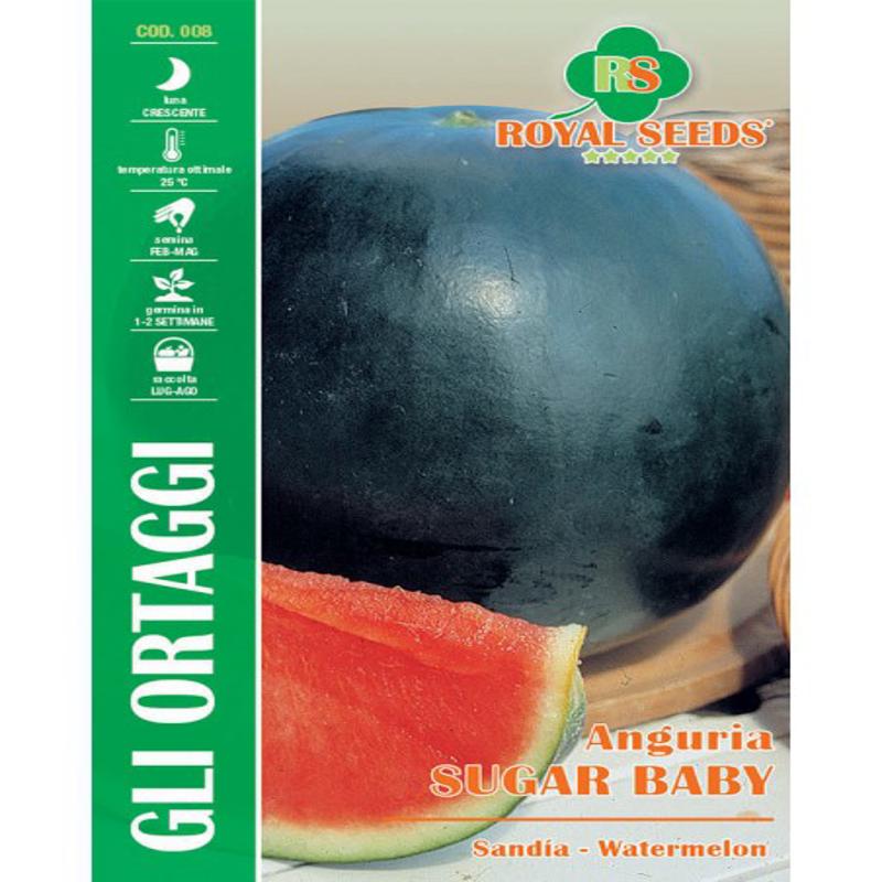 Sugar Baby Watermelon Seeds (Tarbooz) 4g – Buy Fruit Seeds Online in Pakistan