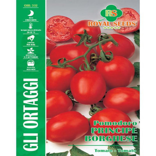 PRINCIPE BORGHESE TOMATO SEEDS for sauces Approx. Seeds 1.5gm