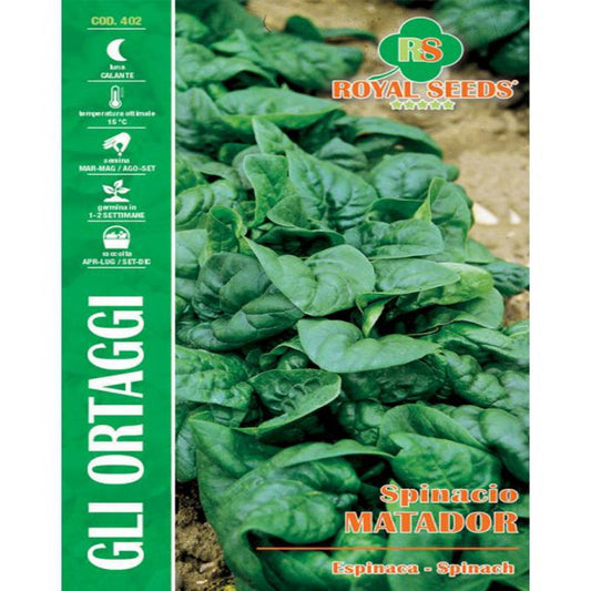 SPINACH MATADOR MAXI Approx. Seeds 24gm