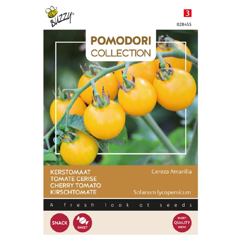 Buzzy® Pomodori, Cherry Tomato Cereza Amarilla 028455