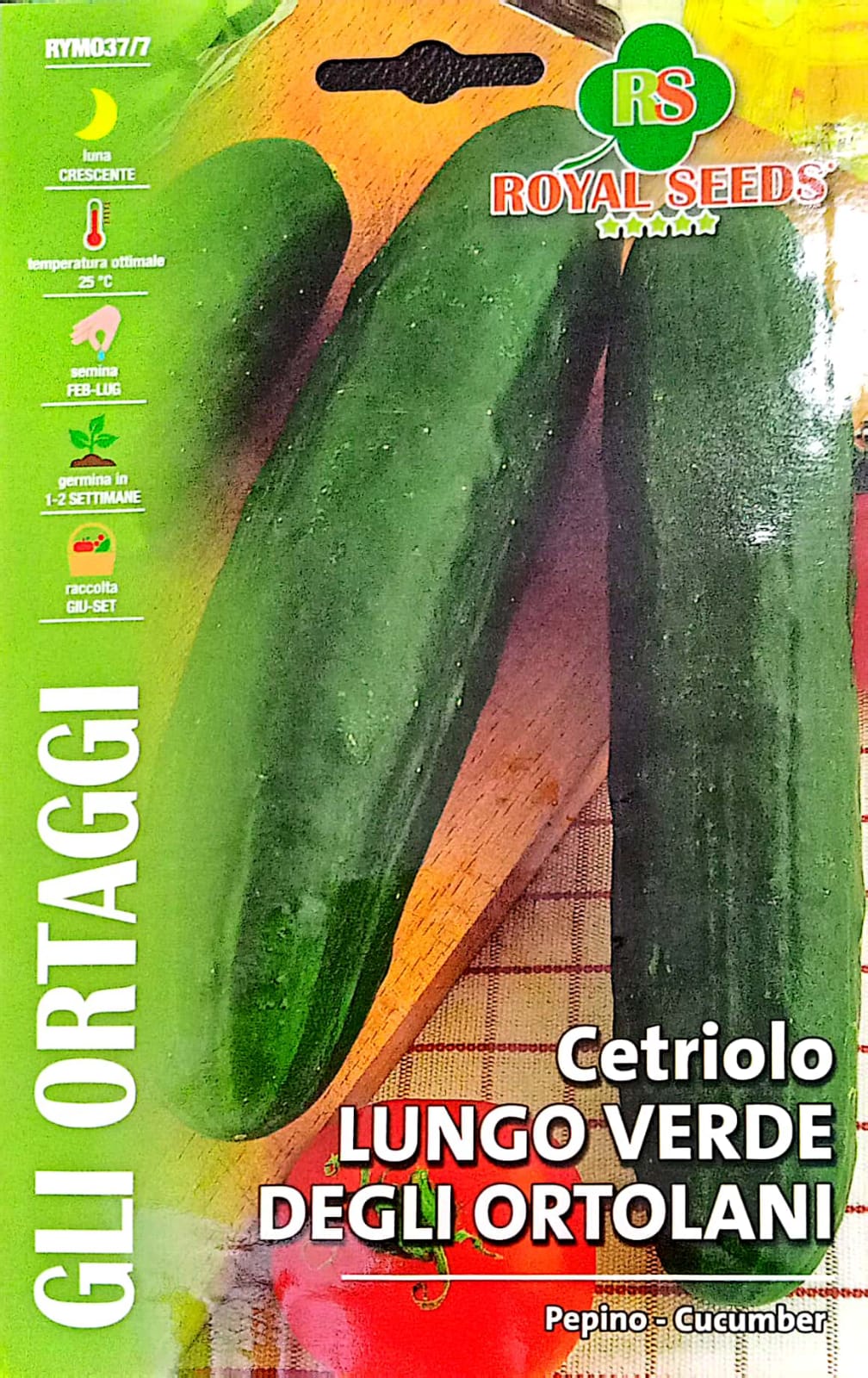 Royal Cucumber Lungo Verde Degli Ortolani 37/7
